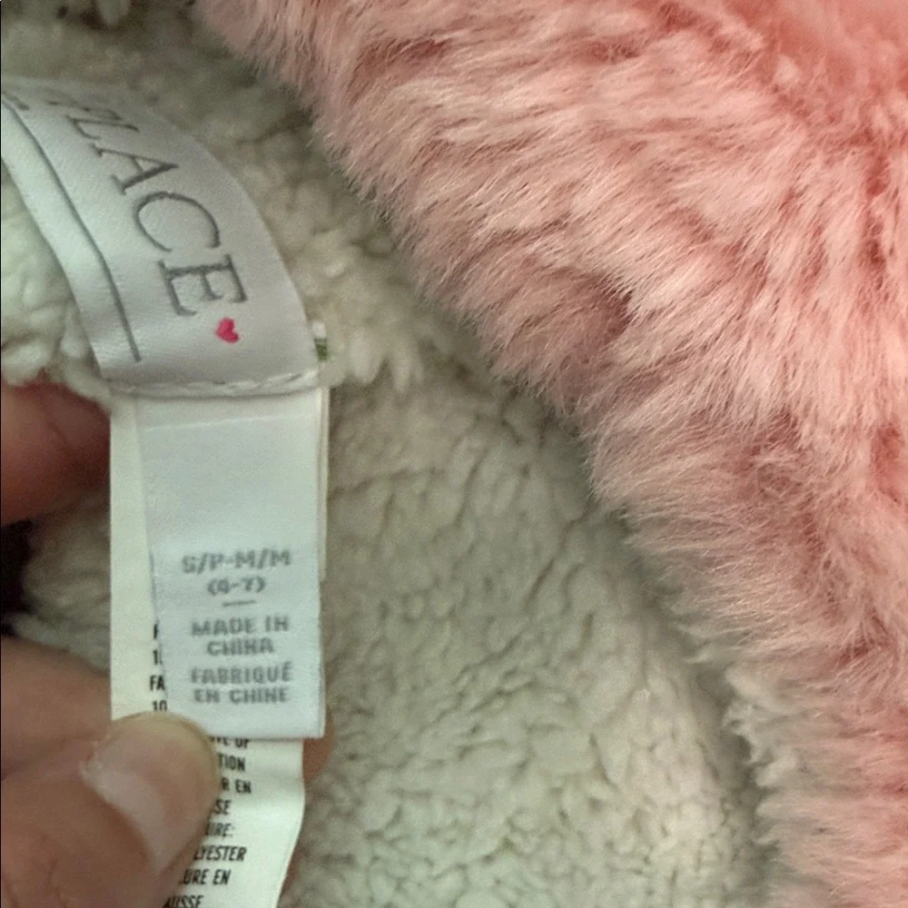 The Children's Place Pink Fuzzy Kids Winter‎ Hat